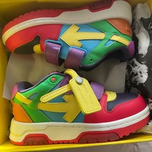 Toddler size 11 off white sneakers